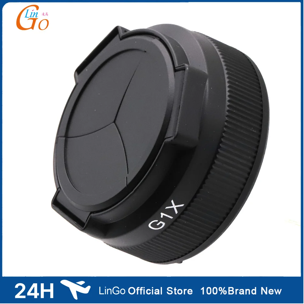 LinGo Automatic Lens Cap Lid Cover Auto Open/Close Replacement for Large Sensor Advanced Compact Digital Cameras Len Caps