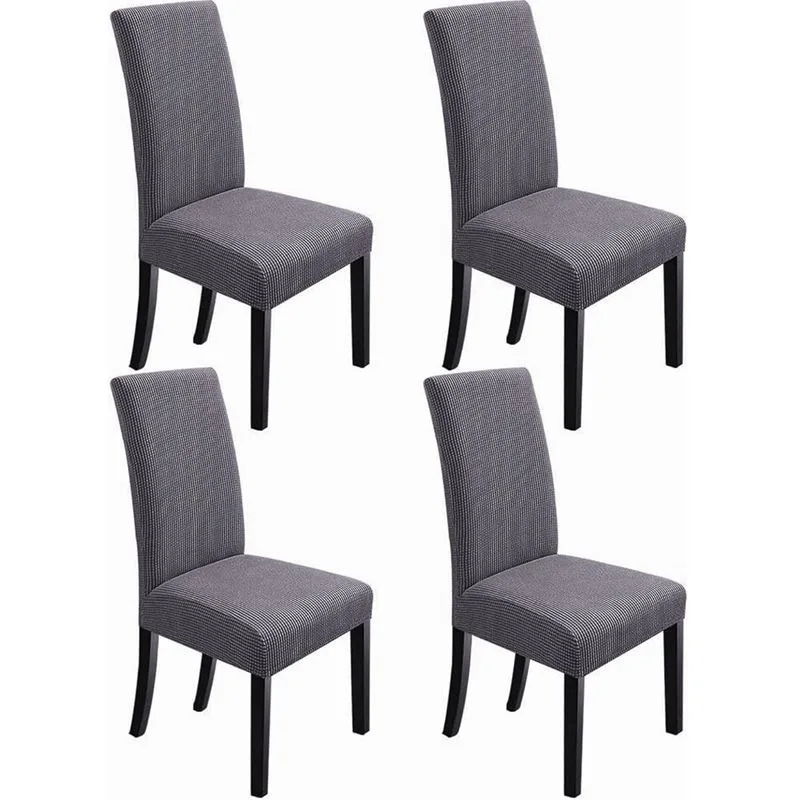 Dining Room Chair Covers Stretch Chair Covers Removable Washable Parsons Kitchen Jacquar Chair Covers Set