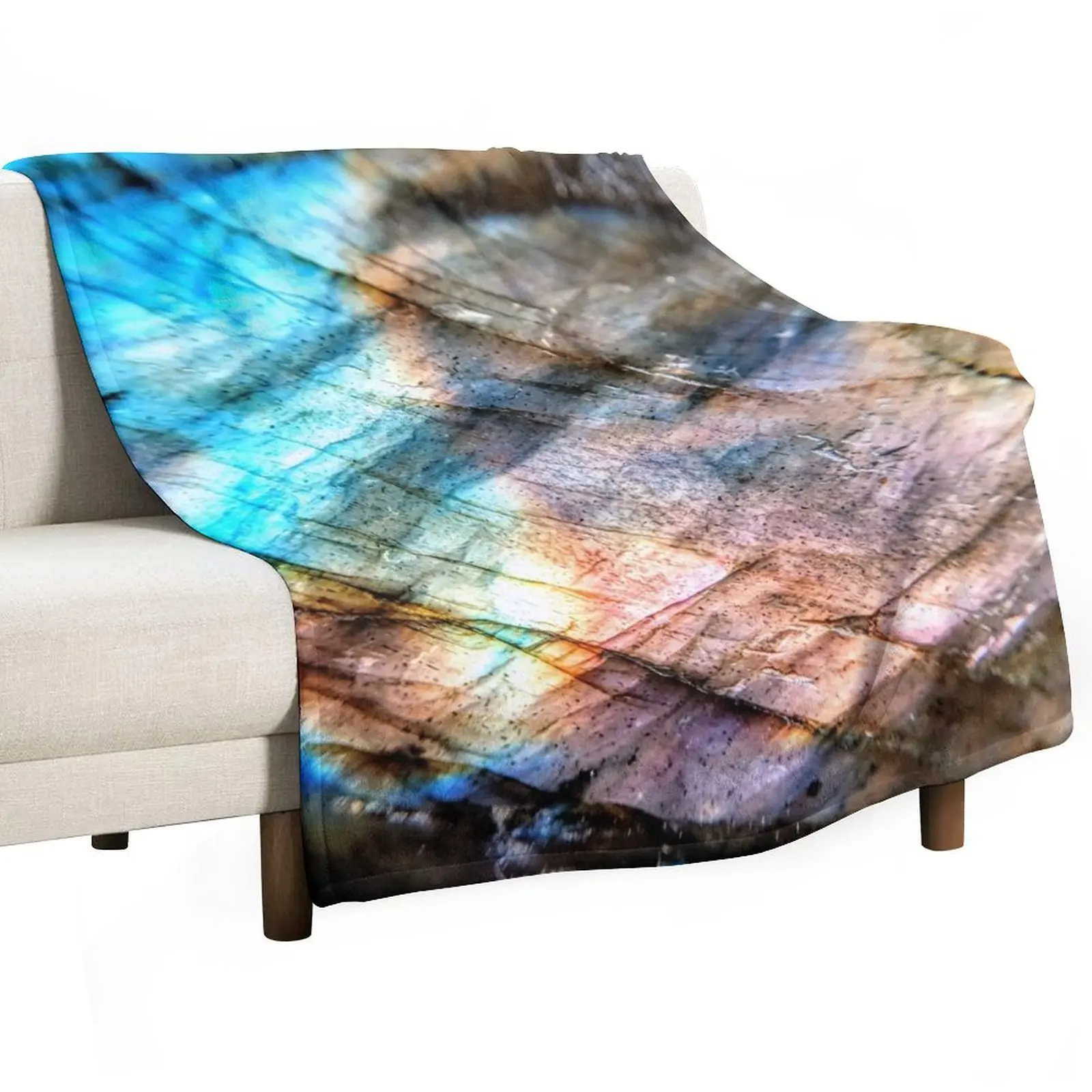 Labradorite Throw Blanket Comforter Decorative Beds Luxury Luxury St Blankets