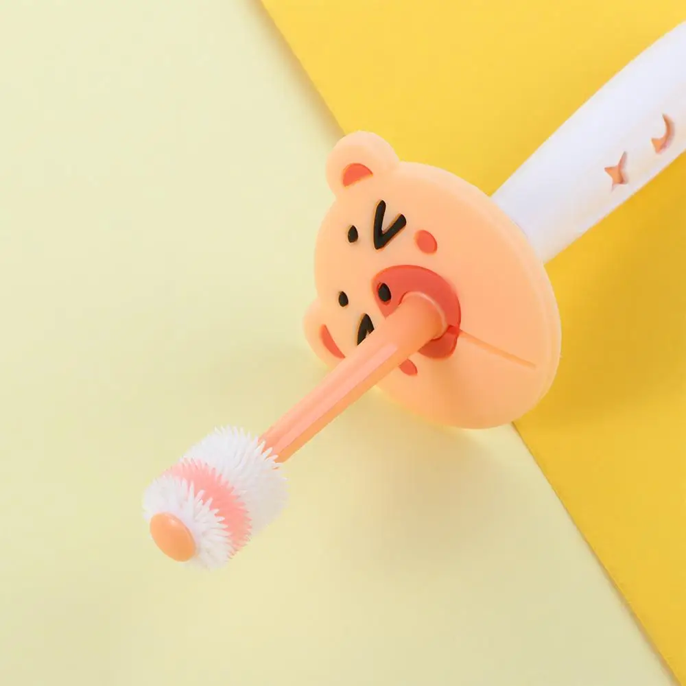 

Чистящая нано щетина для детей, силиконовая зубная щетка на 360 градусов, уход за зубами, щетка для ухода за полостью рта, детские тренировочные щетки для зубов