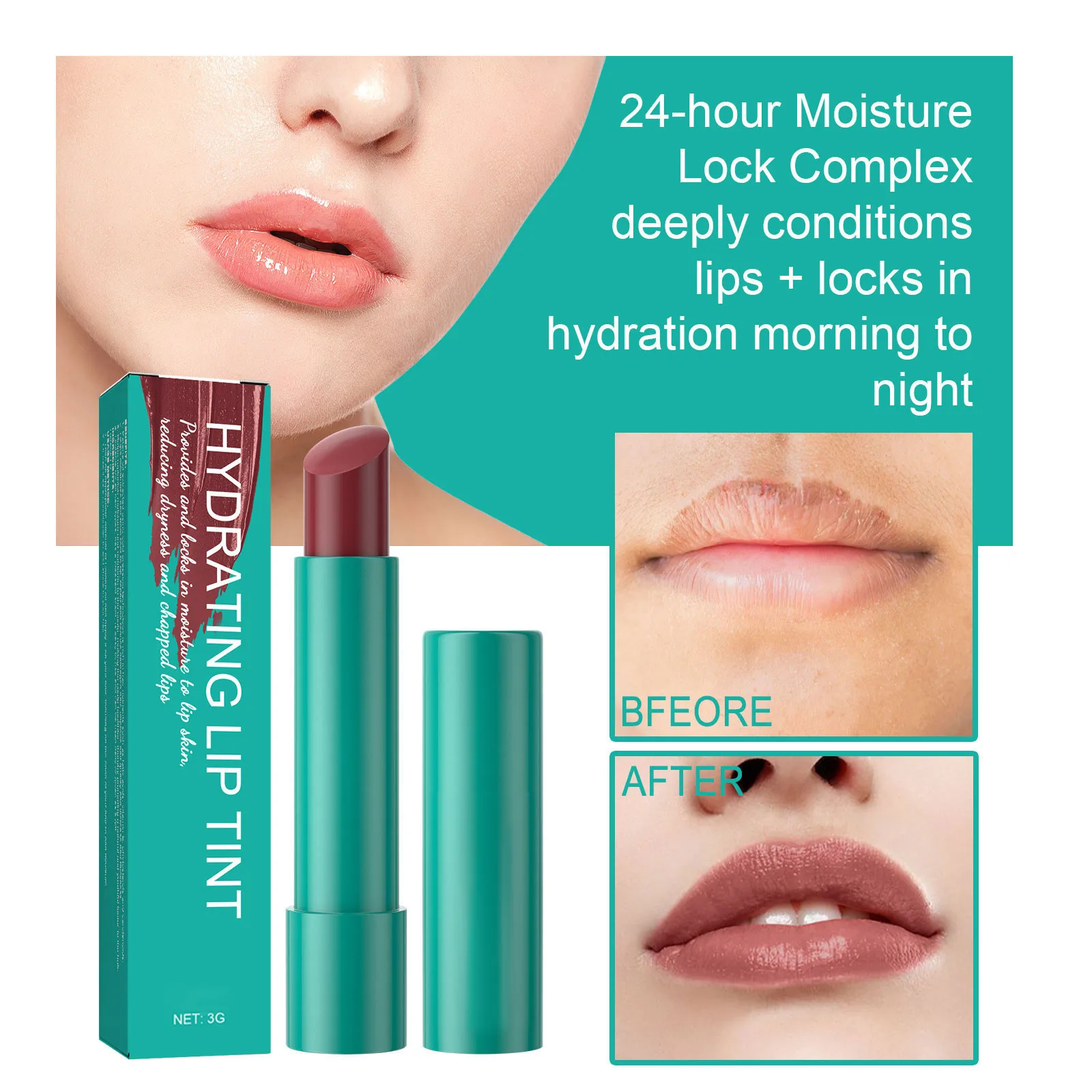 Lip Tint Hydrating Powerful Moisturizing Lip Gloss Powerful Moisturizing Lipstick Water Lipstick Natural Moisture Lip Tint Party