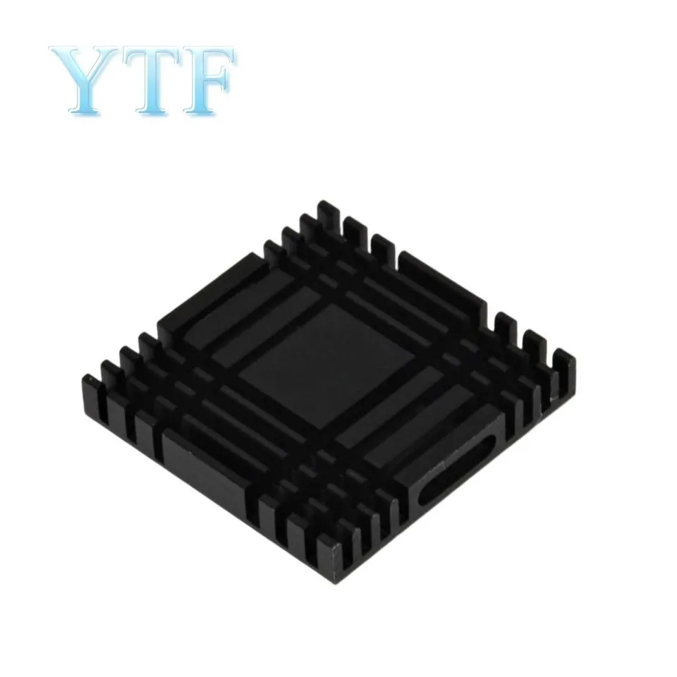 5PCS Heatsink Radiator Cooler Radiator 37x37x6MM High Quality Black Slot Heat Sink