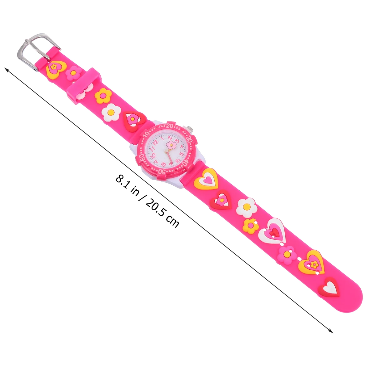Cartoon Flower Children Wristwatch Watch Children Waterproof Wristwatch Adjustable Strap School Timepiece For Boys Girls