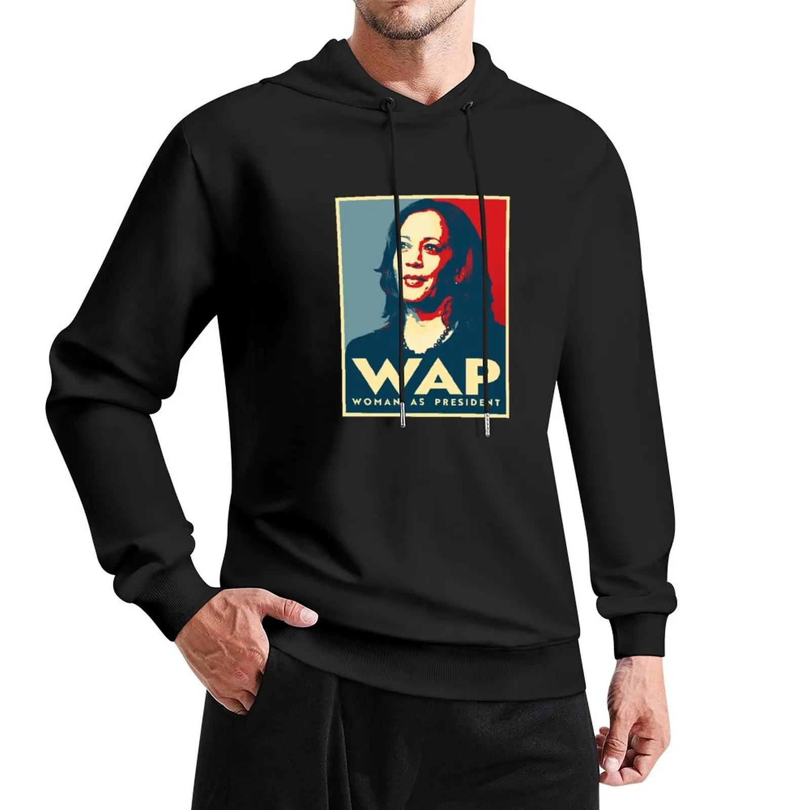 WAP: Woman As President Pullover Hoodie autumn jacket men winter clothes japanese style men clothing hoodie men