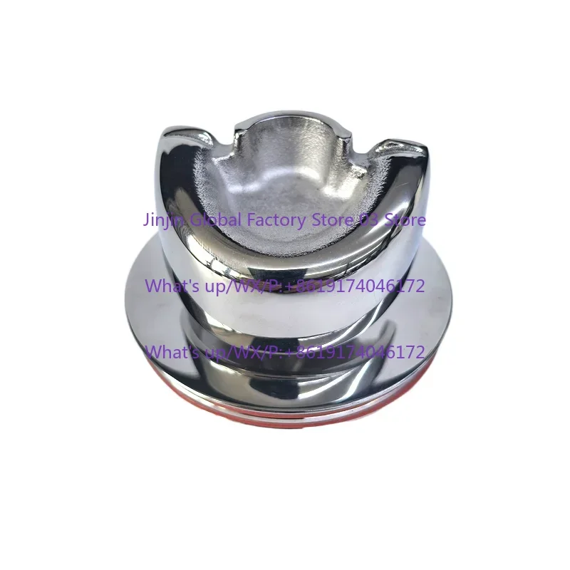1 Prank V2 Bottomless Flat Coffee Machine Handle with Deformable Cow Horn Gold Coin Double Mouth