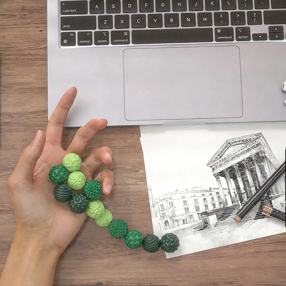 

Silicone Sensory Magnetic Ball Sensory Toys Silicone Anxiety Relief Toy With Magnetic Function Bored Playing With In One's Hand