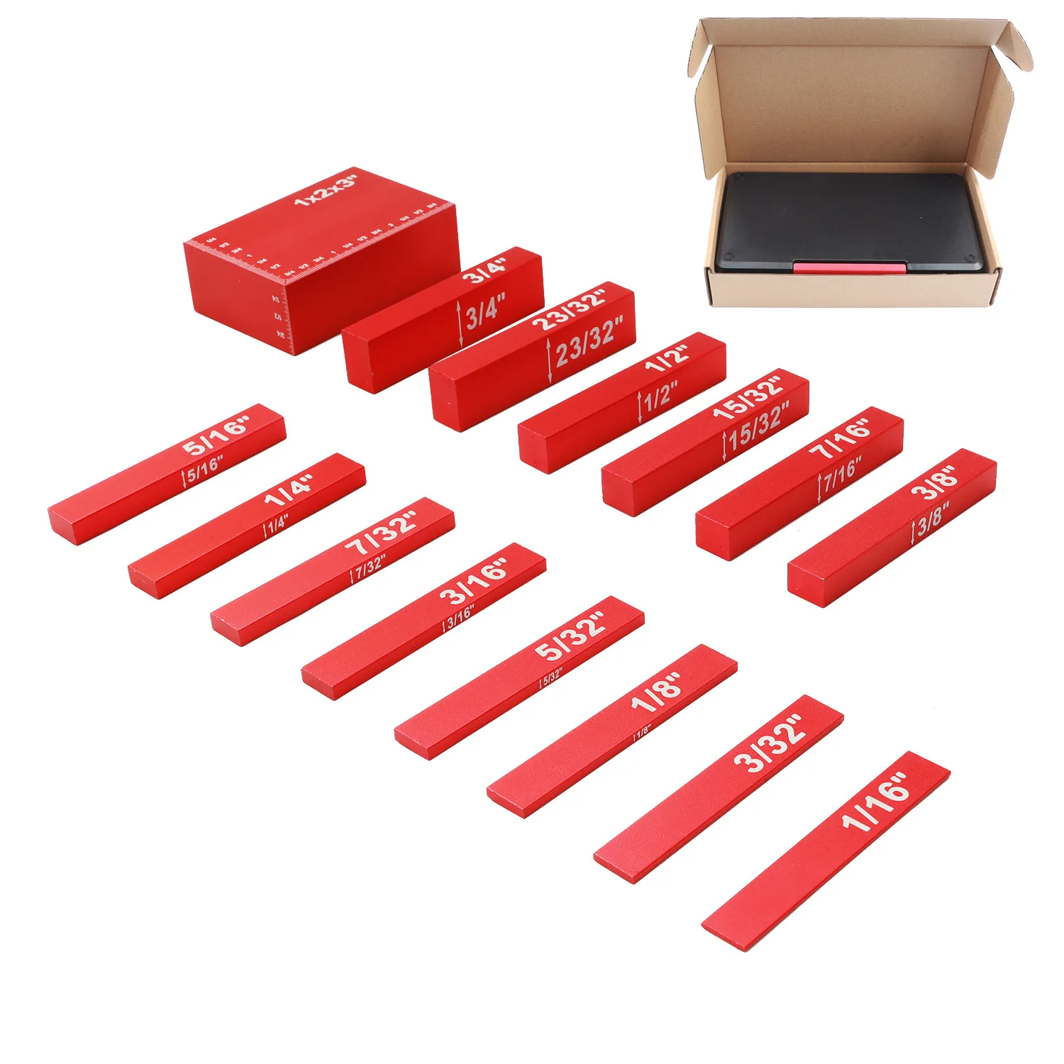 

15 pieces of table saw setting block altimeter accessories Set Blocks guage flat cushion block measuring blocks