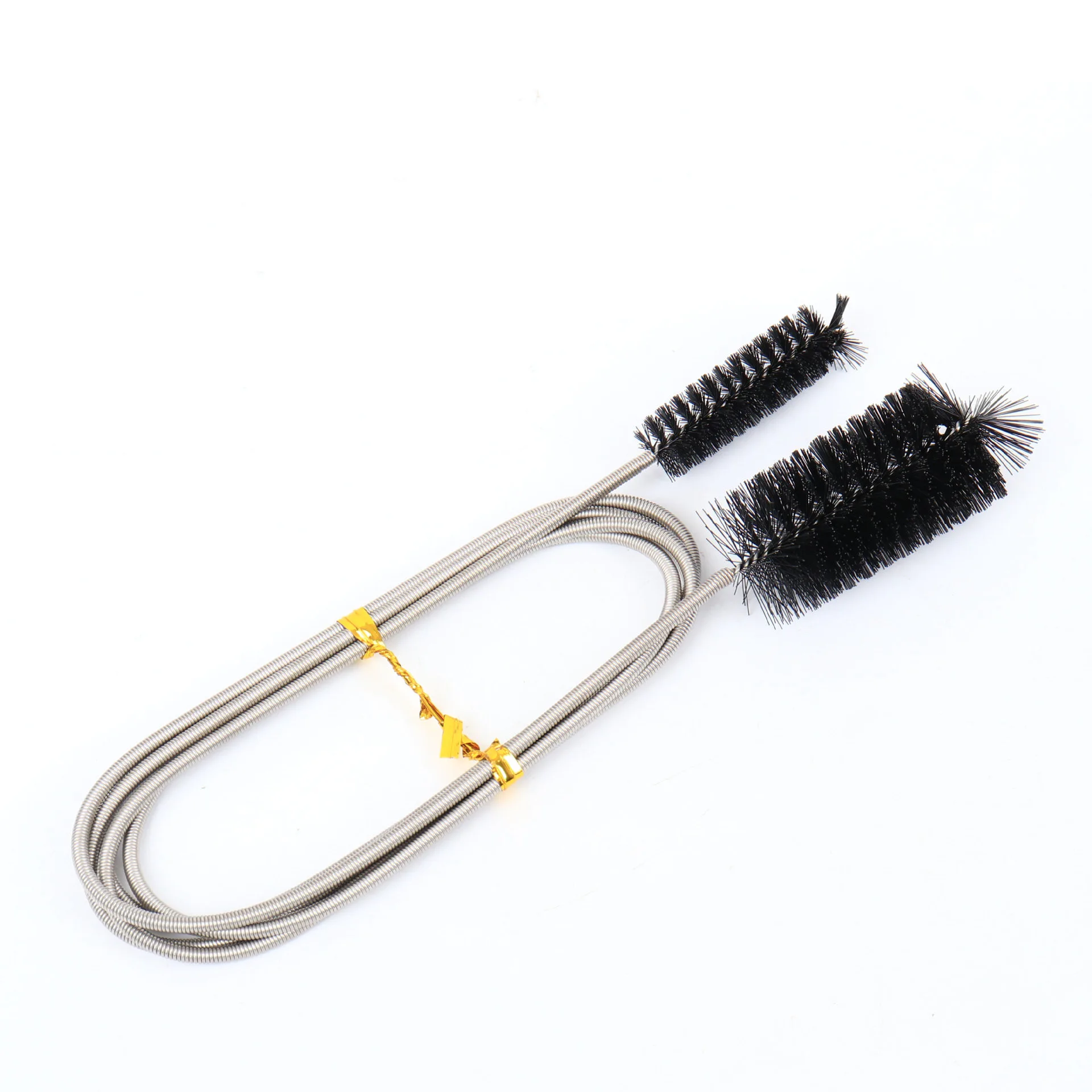 Aquarium Cleaning Brush for Water Filter Pump Lily Pipe Air Tube Hose Stainless Steel Fish Tank Brush Water Pump Accessories