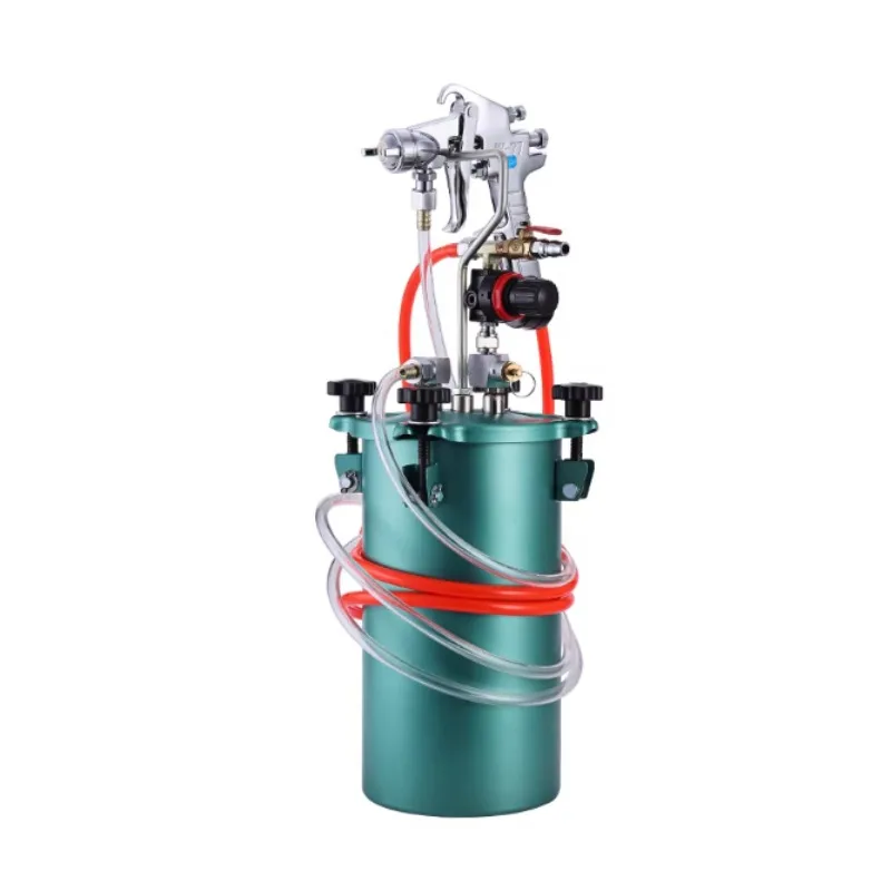 5 Liters of Water-in-water Pressure Bucket, 3 Liters of Imitation Marble Colorful Paint Spray Gun Large Diameter Spray Gun