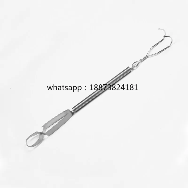 Medical brain surgery spring scalp pull hook spring scalp pull hook stainless steel surgica fast shipping