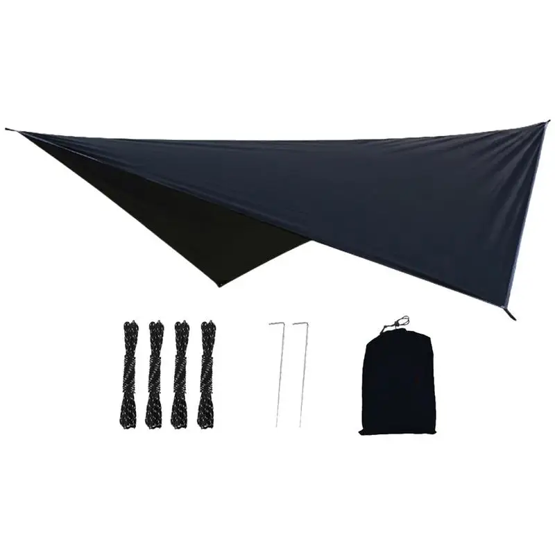 Patio Canopy Outdoor Waterproof Beach Shade Camping Tent Rhombic Shade Canopy Waterproof Outdoor Canopy Portable Canopy For Lawn