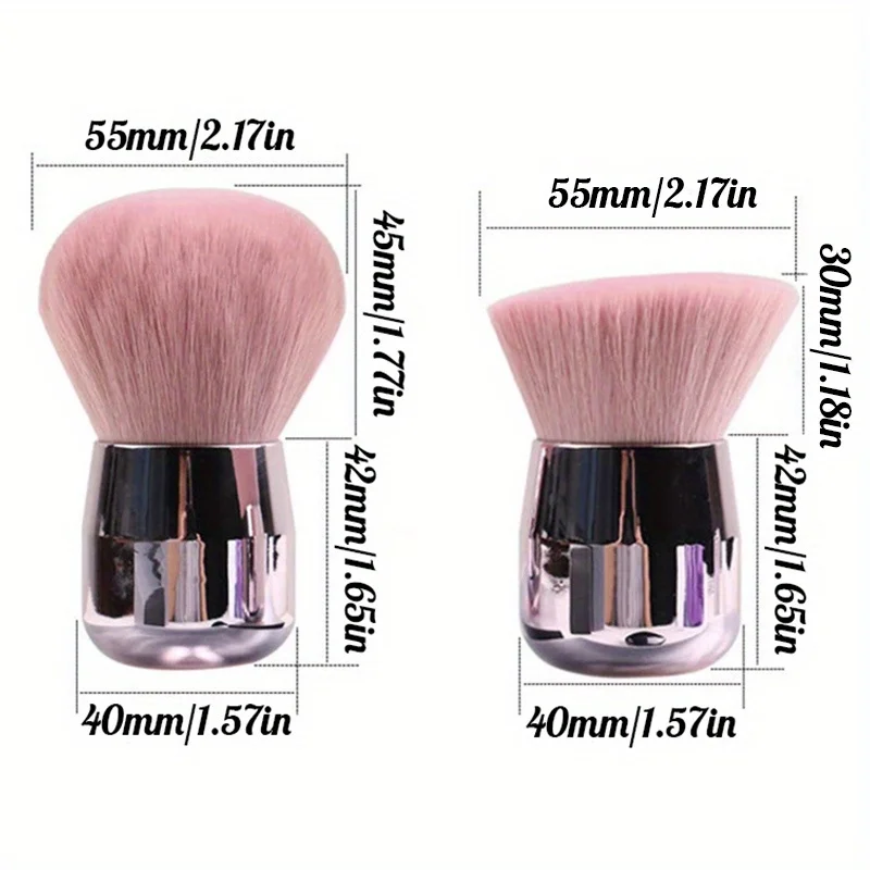 1PCS Professionals Nails Art Mushroom Brush Round Paint Gel Dust Cleaning Make Up Brush Manicure Accessories equipment Tools