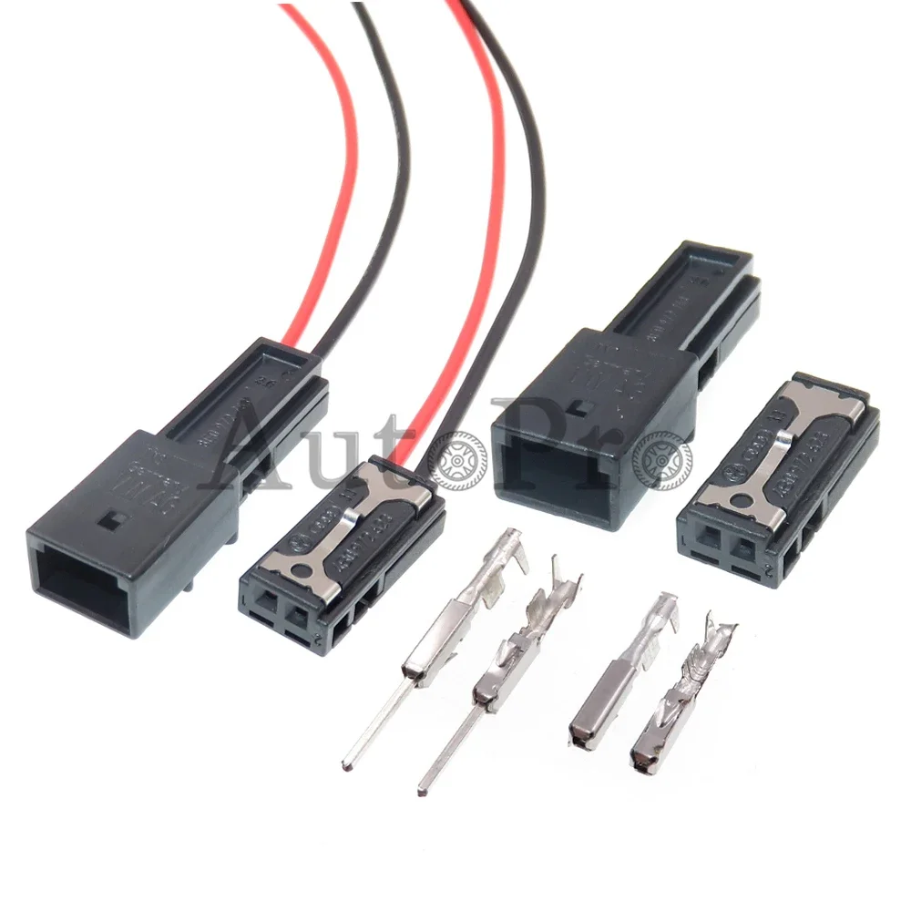 1 Set 2 Hole 4B0972623 8E0972763 AC Assembly Automobile Cable Socket With Terminal Auto Adapter Tweeter Audio Electrical Plug