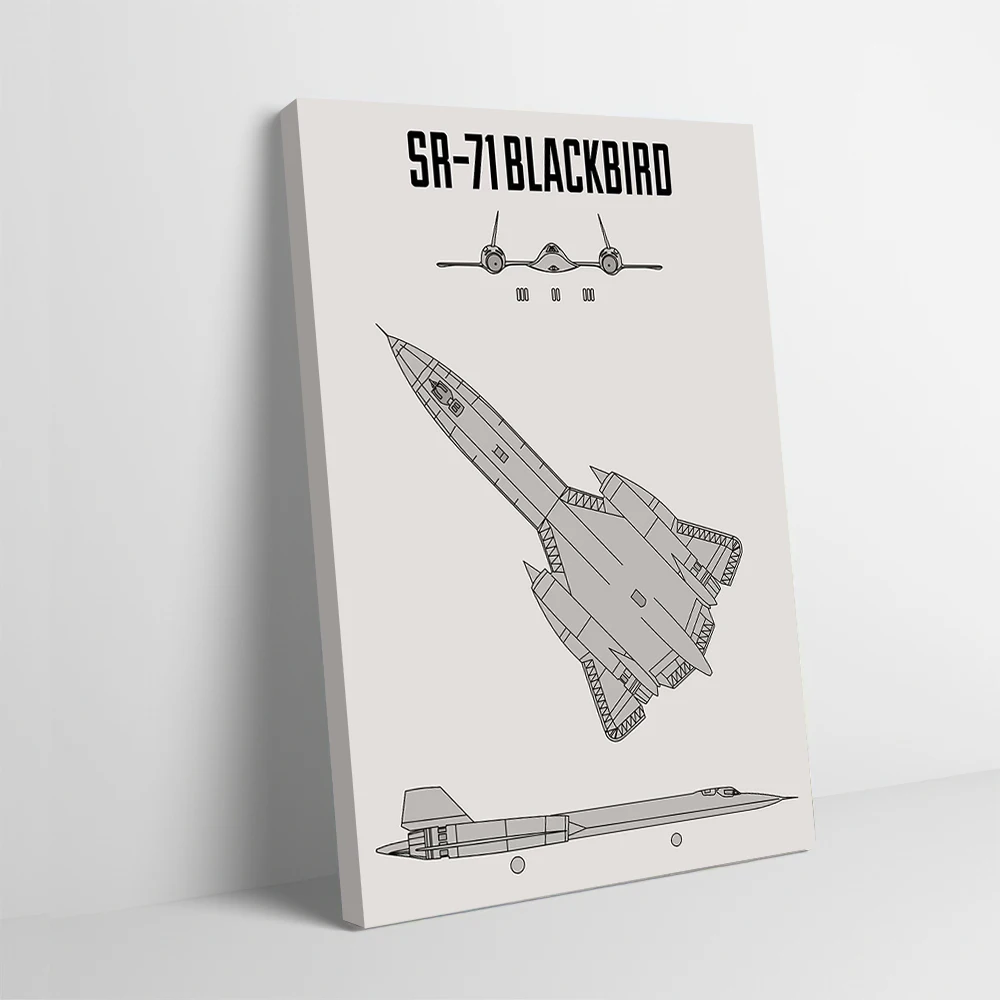 SR-71 بلاك بيرد طباعة ملصق تخصيص مطبوعة قماش اللوحة للصور جدار الفن الجمالية غرفة ديكور ديكورات المنزل