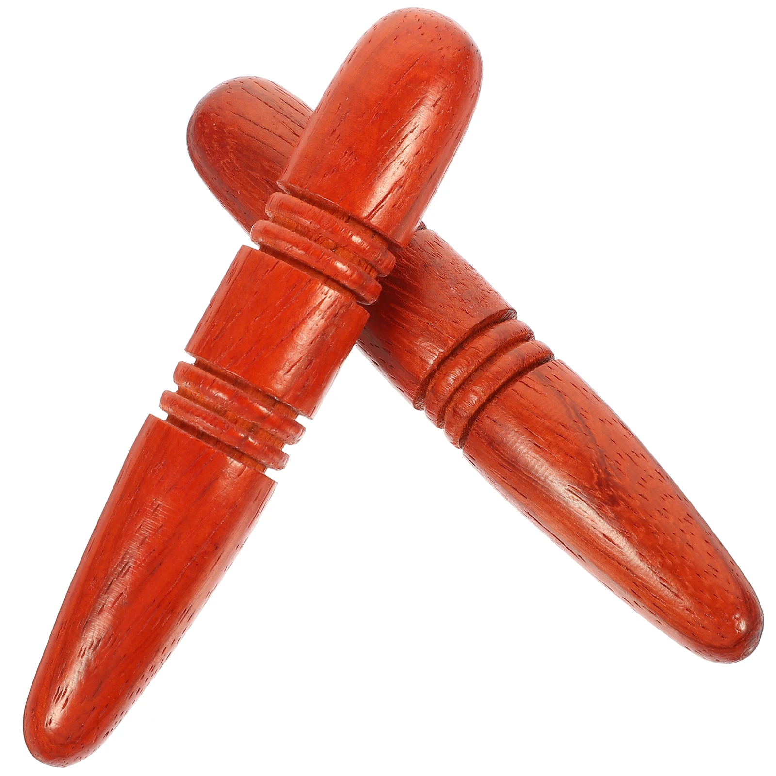 

2pcs Foot Reflexology Massage Sticks Wood Roller Acupressure Tools Feet Massager Hand Held Portable Muscle Relief Gift
