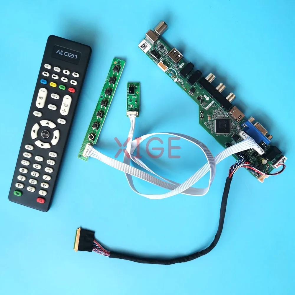 

Kit For LTN116AT04-L01 LTN116AT06-402 USB+AV+VGA+HDMI Laptop Matrix TV Analog LVDS 40 Pin 1366x768 11.6" Controller Driver Board