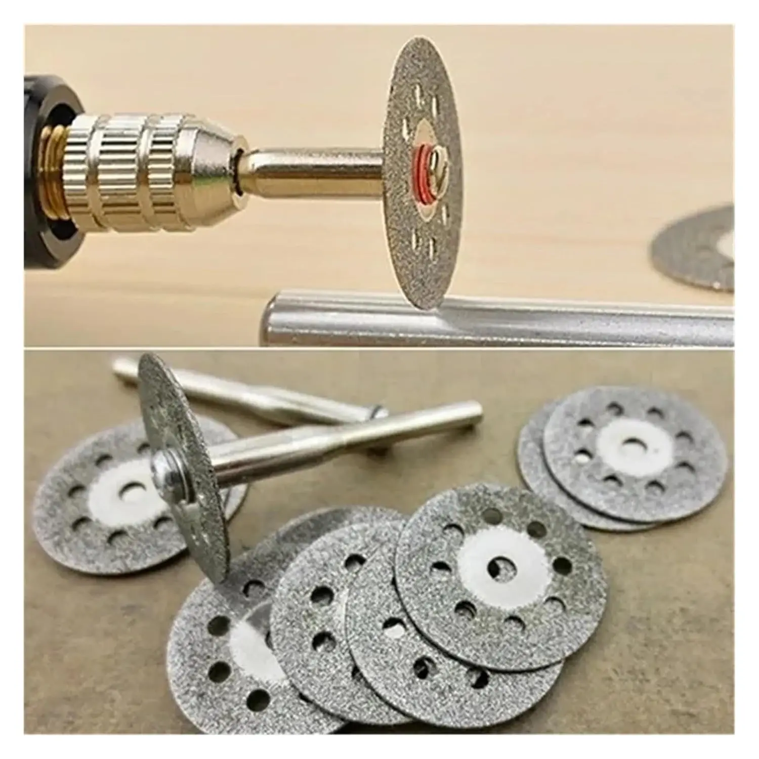 

SenNan 12Pcs/set 22mm Hss Cutting Disc Circular Saw Blade Metal Cut Off Abrasive Tools For Dremel Rotary Tool cutting blade Set