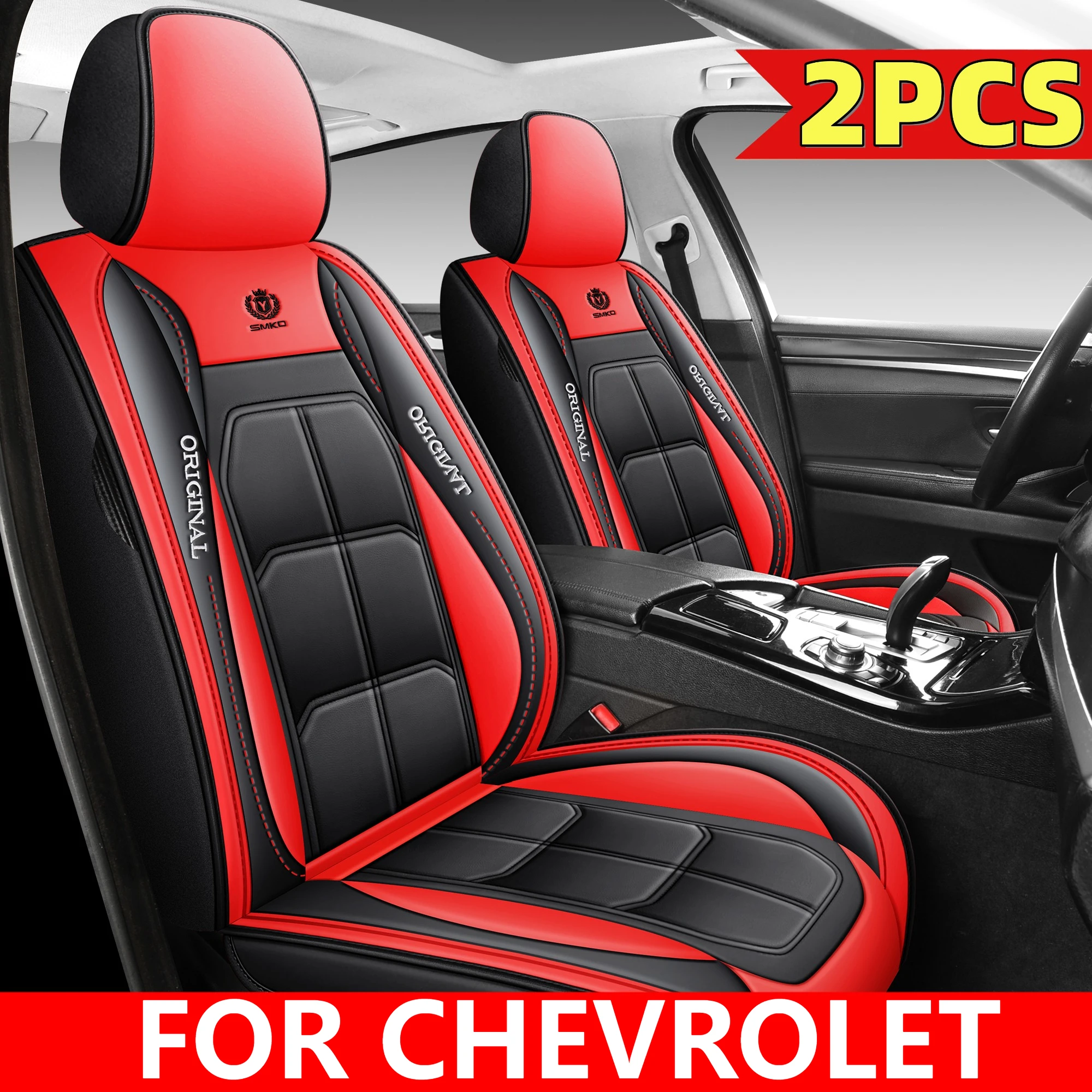 

Чехлы на автомобильные сиденья FOR CHEVROLET, чехлы на сиденья с мышцами, полностью покрытая искусственная кожа, водонепроницаемые, износостойкие и мягкие.