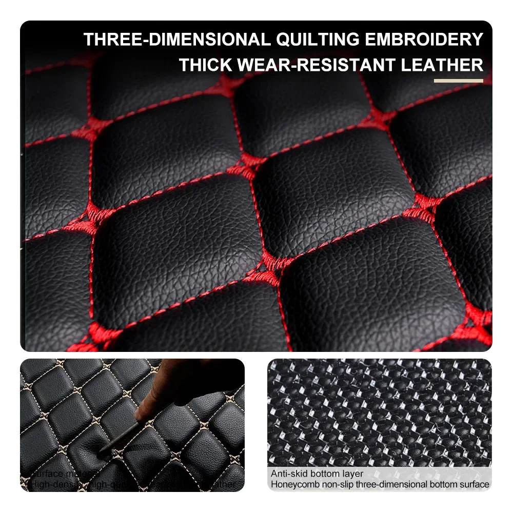 For Volvo S90 2017-2023 Auto Car Floor Mats All-Weather TPE Foot Mats Odorless Pad Waterproof Tray Mat Interior Accessories