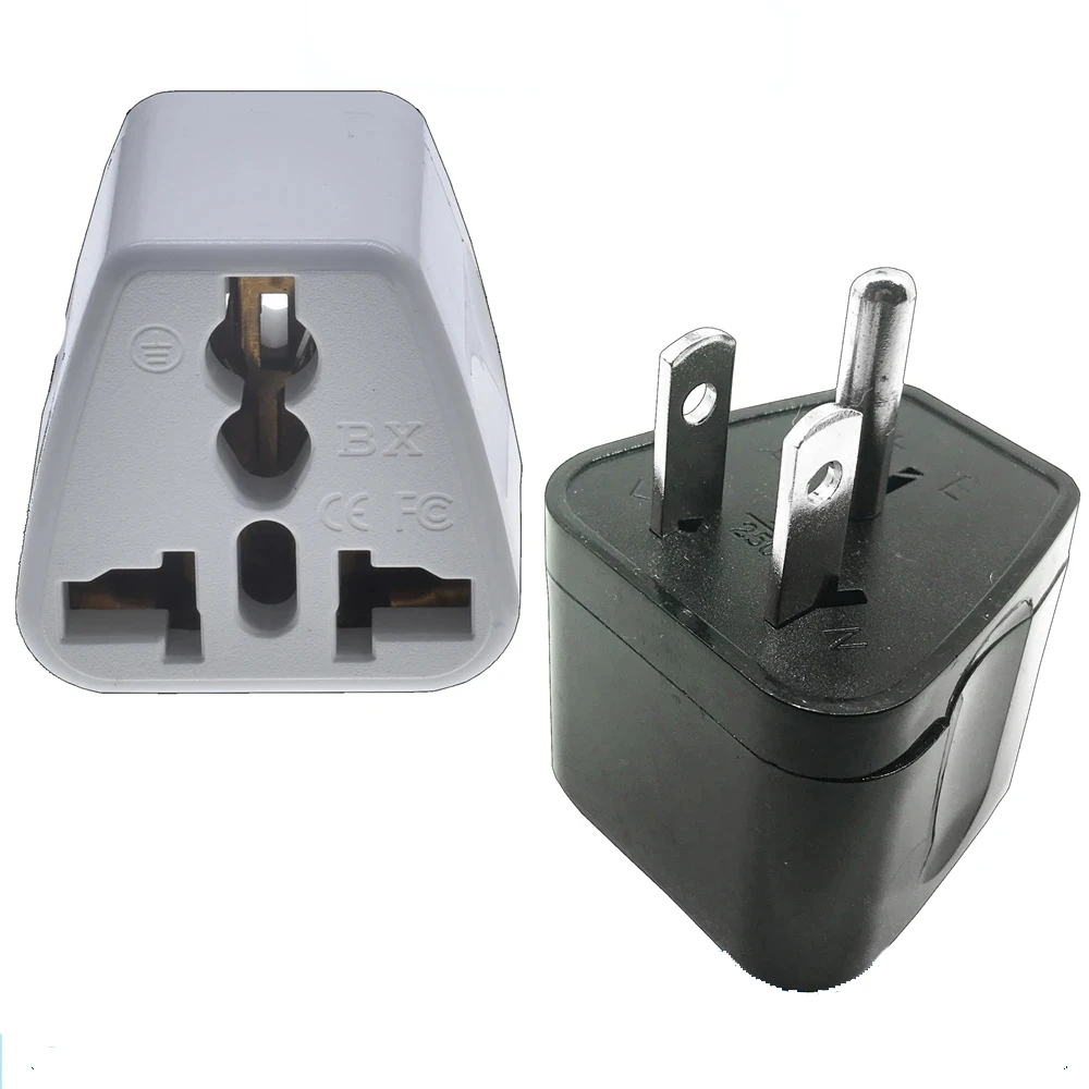 1pcs Universal US Plug Adapter To UK EU AU Travel Power Adapter Electrical Socket Plug Power Outlet Converter Electric Adaptors