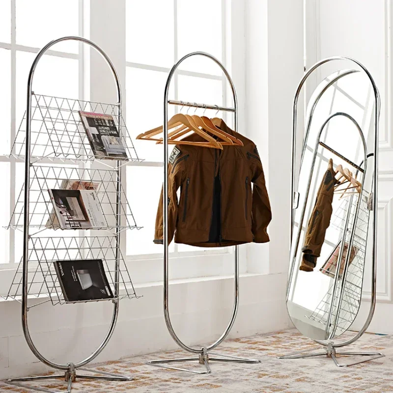 Designer Light Floor Mirror Ins Style Simple Fashion Blogger Photo Full-Length Mirror