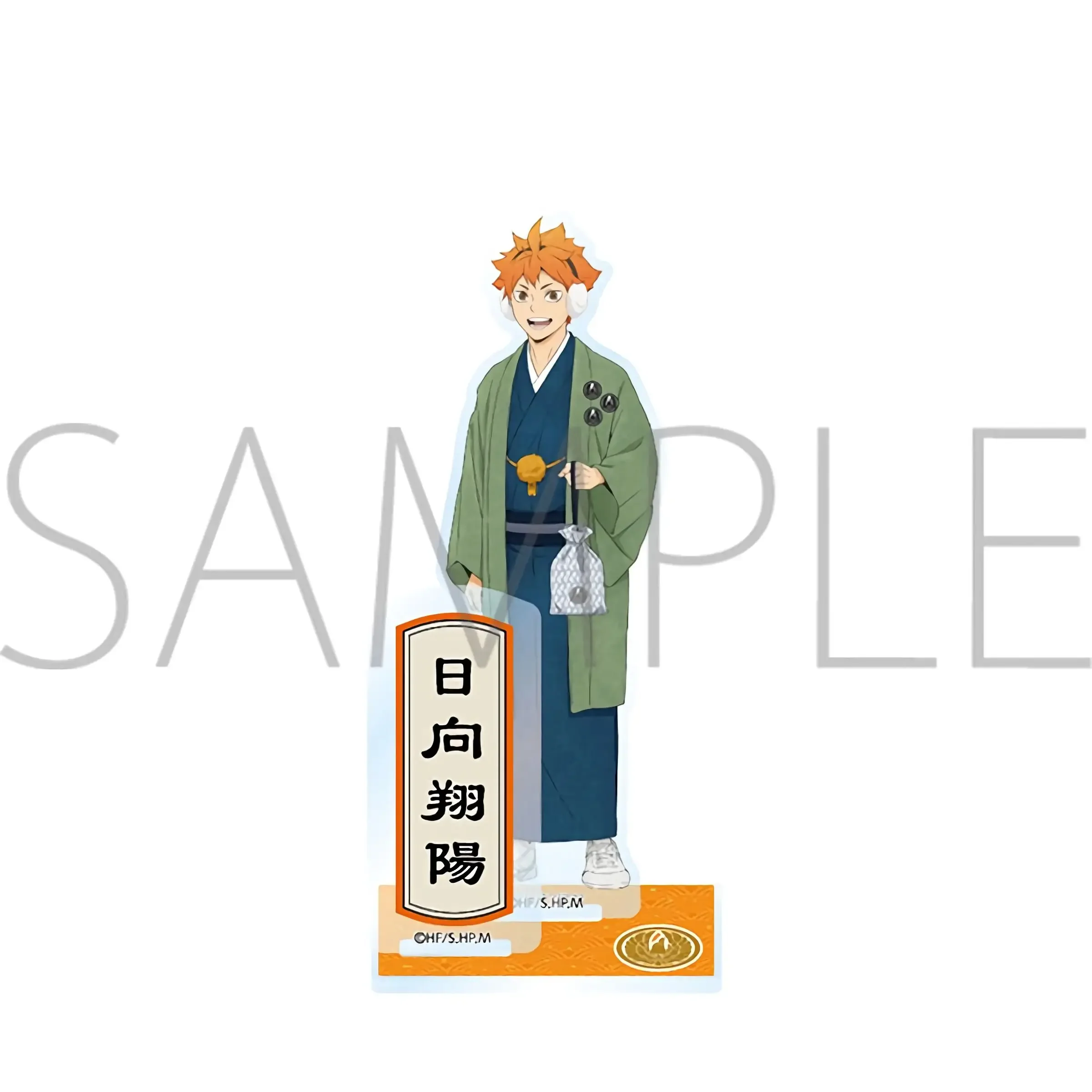 Anime Haikyuu!! Shoyo Hinata Tobio Kageyama Cosplay Standing Sign Desktop Ornament Decorate High Definition Cartoon Ambitus