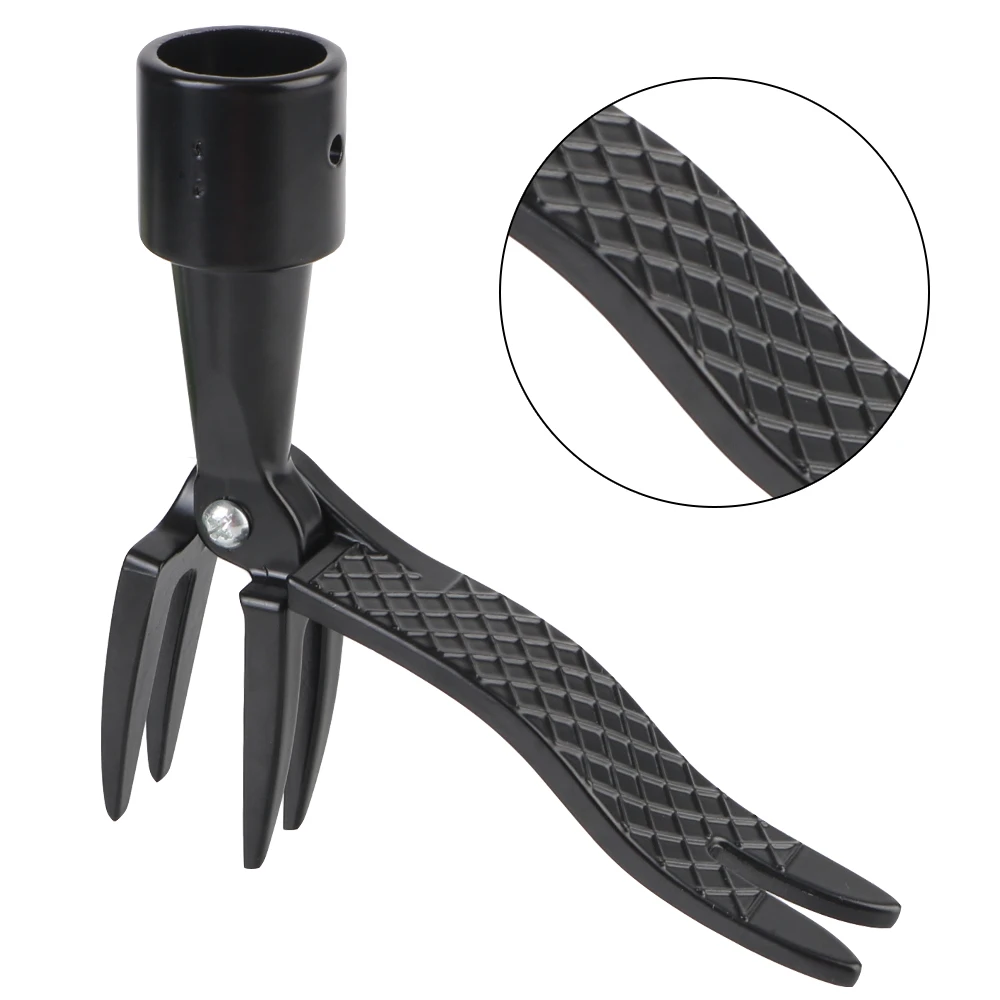 Claw Foot Pedal Weed Puller Black Gardening Stand Up Weeding tool Root Remover Digging Weeder Weeding Head Replacement