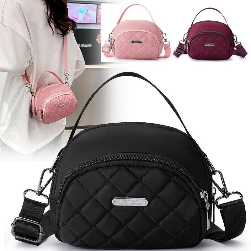 Bolsa de ombro monocromática para mulher, bolsa tiracolo pequena, bolsa de viagem casual, bolsa móvel da moda para mãe, moda simples