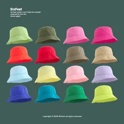 Japanese Simple Solid Color Quick-drying Bucket Hats for Men and Women Summer Outdoor Fishing Sunscreen Versatile Thin Basin Cap