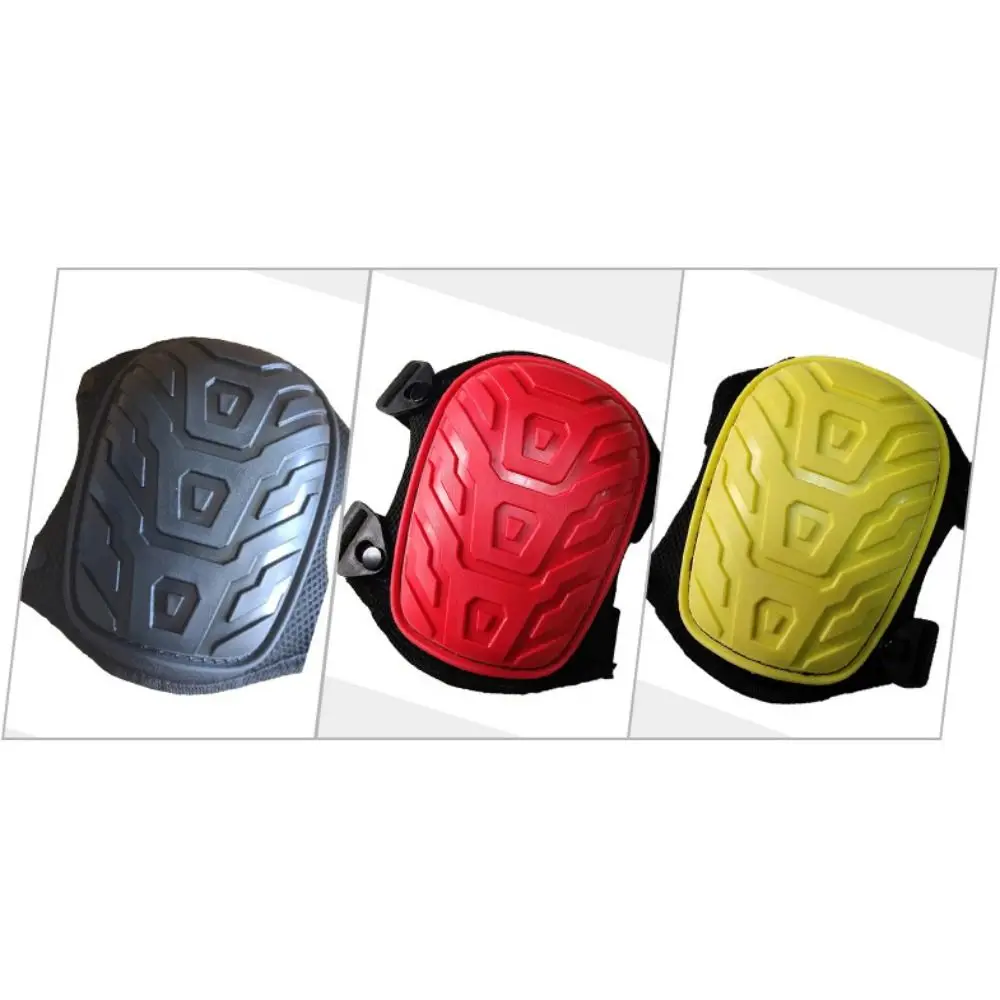 

Heavy Duty Foam TPE Knee Pad Black Red Yellow Plastic Shell Knee Protection DIY Work Kneepads Construction Works