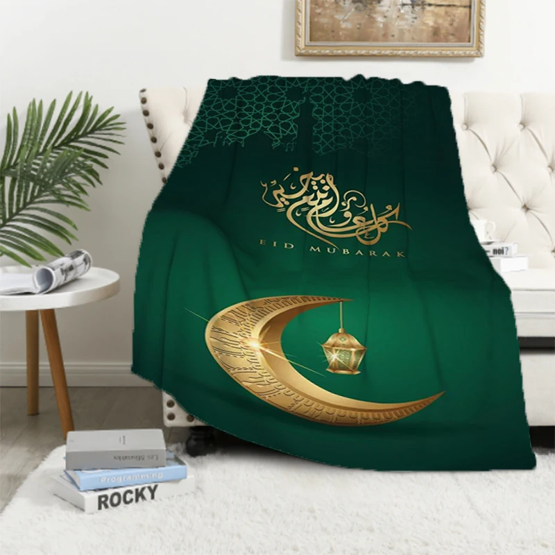 Luxury Designer Bedding 2025 Ramadan Decoration Throw Blanket Soft Plaid With Print Sofa Quilt King Lid Downy Catnap Plead Cover