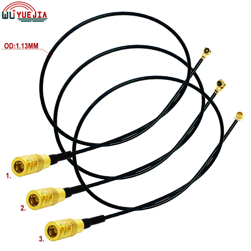 

1pc IPEX RF Cable SMB Female to uFL/u.FL/IPX/IPEX-1 Female IPEX 1 Male Plug 3G 4G WIFI Antenna RF Cable RG1.13 Pigtail Extension