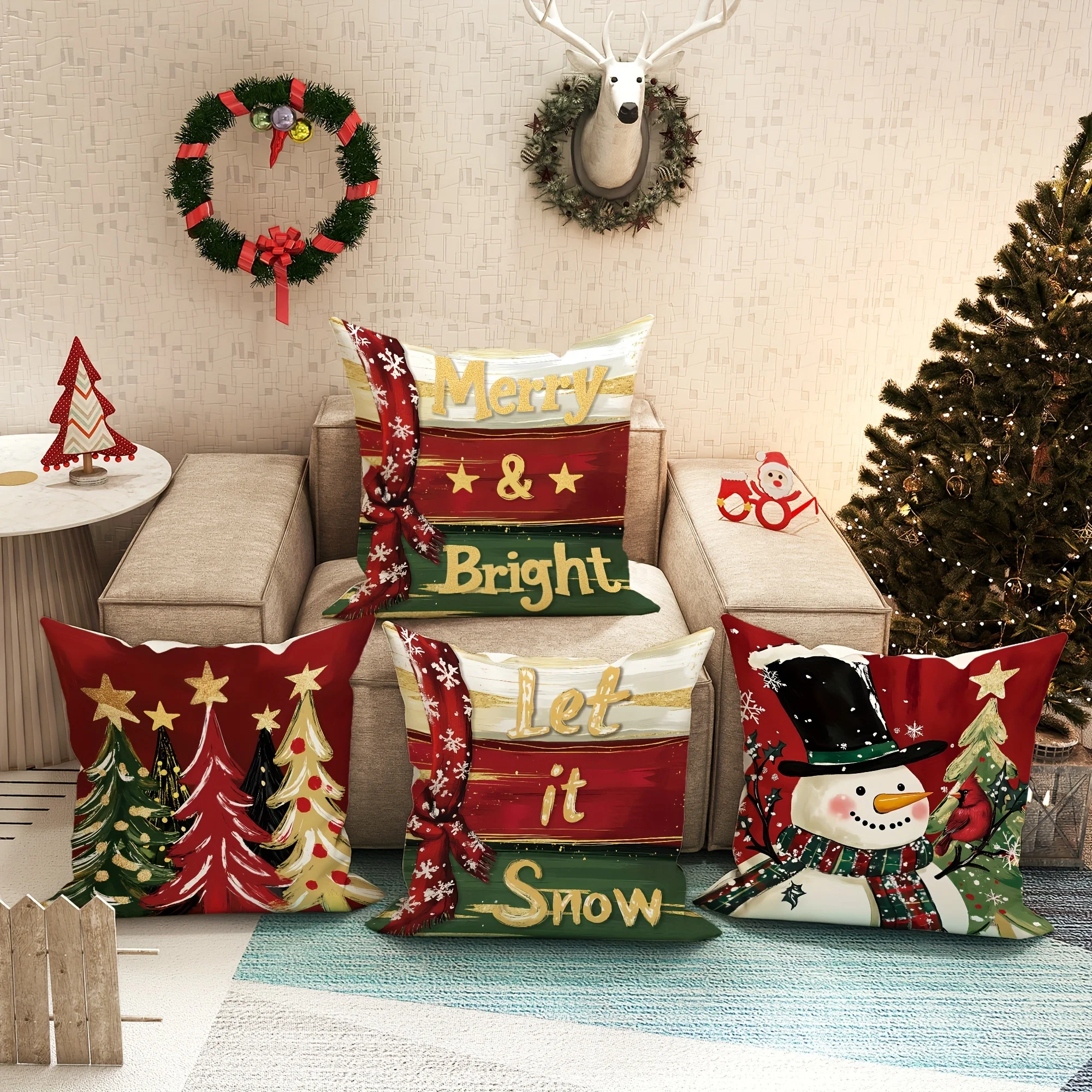 4 Fundas De Almohad… - image