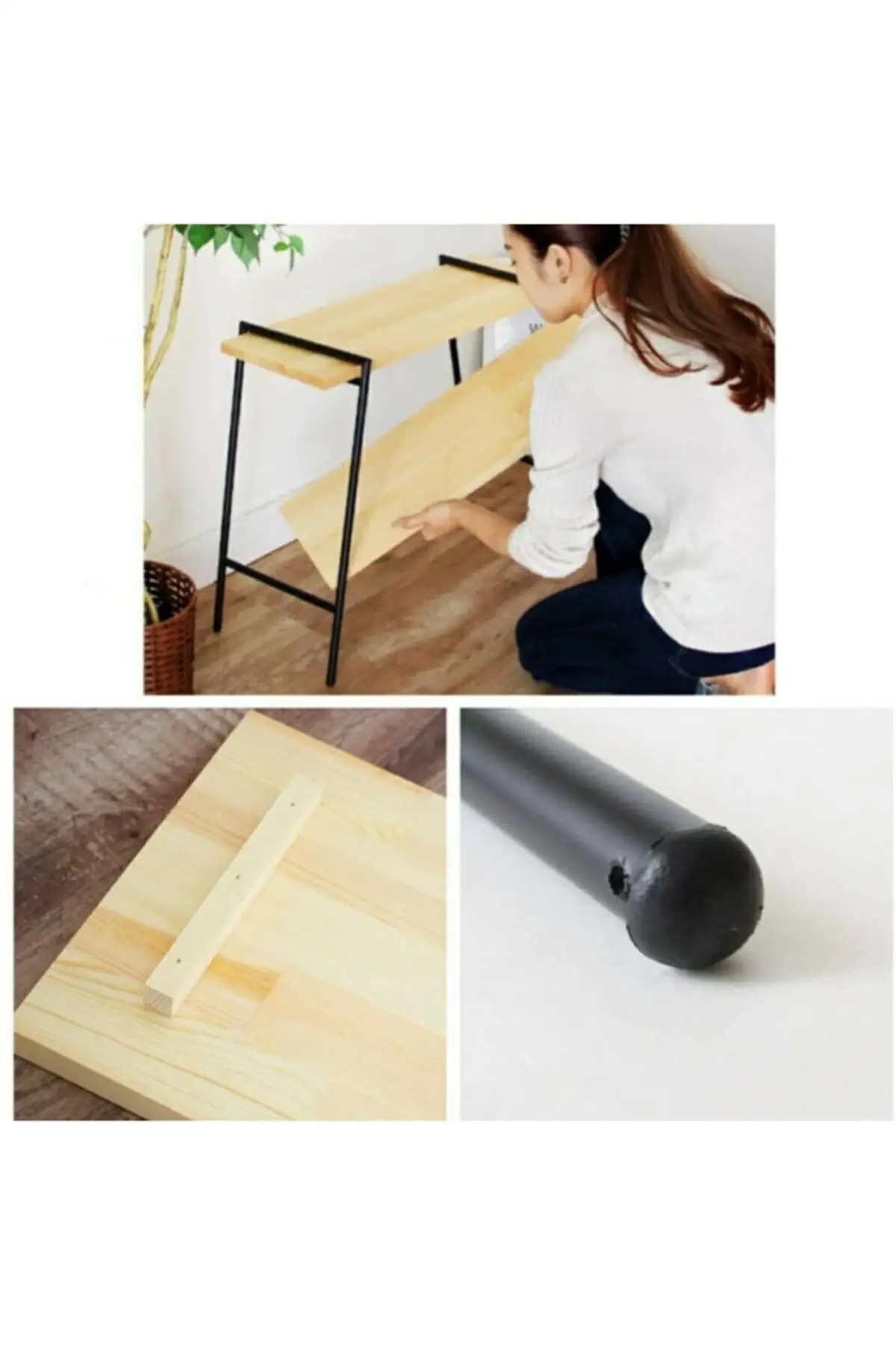 Solid Decorative With Two Shelves Multi-Purpose Edge Coffee Table Roman Flower bed coffee table modern