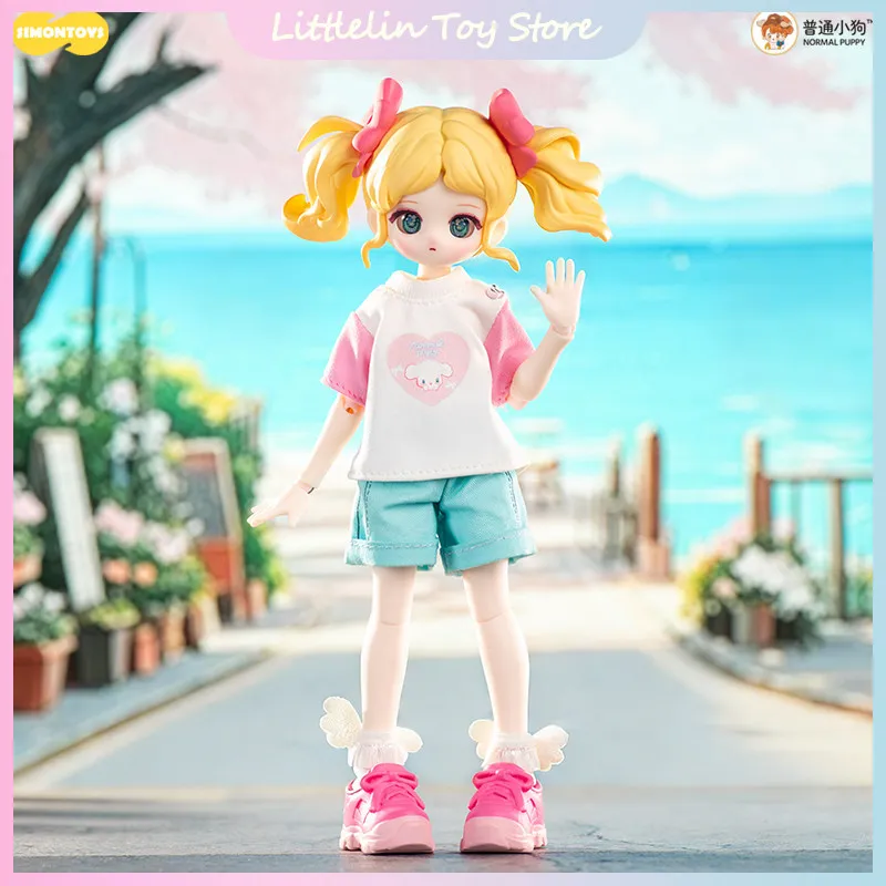 

Новая коллекционная фигурка Simontoys & Normal Puppy Running Little Tao на подвесной карточке, 1/12, шарнирная кукла, модная игрушка, украшение, сувенир, подарок