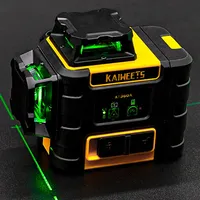 KAIWEETS KT360A 3D 12 Line Self-leveling Laser Level 360 Green Beam Three-Plane Leveling and Alignment Laser Tool