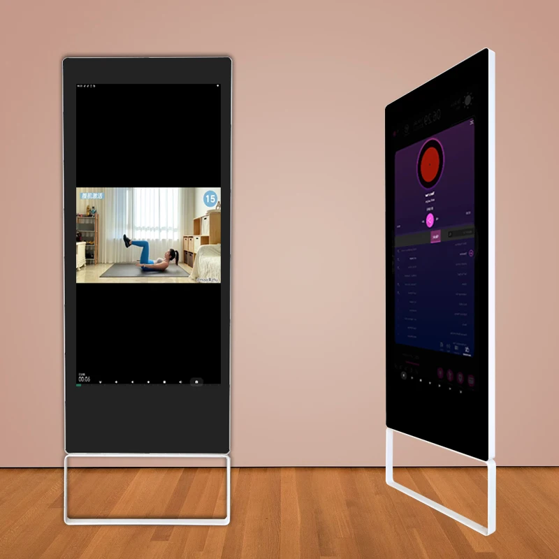 Tystart 43 Inch Indoor Fitness Smart Mirror Interactive Interactive Fitness Mirror Gym Home INTERACT Magic Fitness Mirror