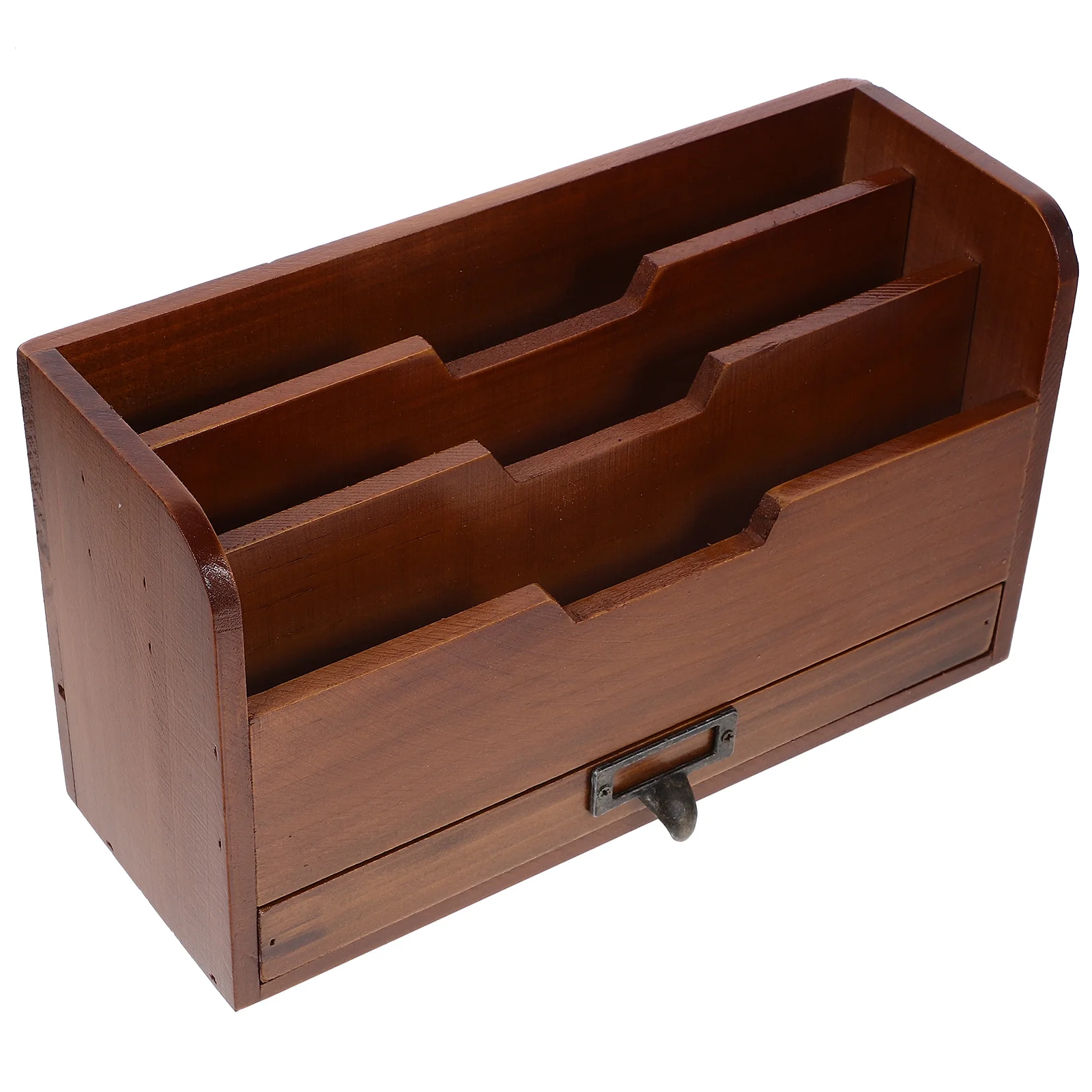 سطح المكتب منظم قرطاسية صندوق تخزين حامل قلم سعة كبيرة لمكتب المنزل مكتب متعدد الشبكات مقصورة الرف