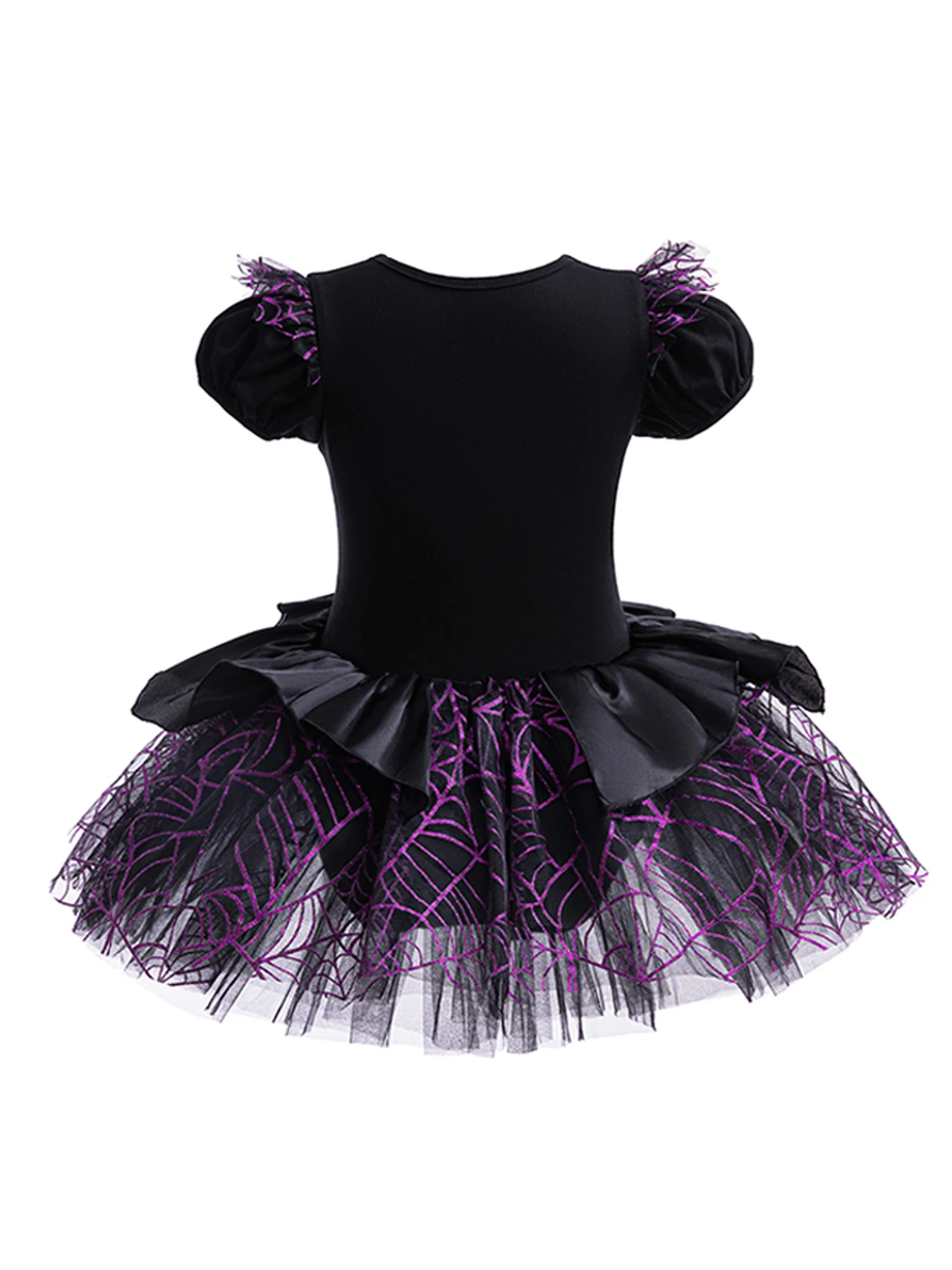 فستان توتو ناعم برقبة دائرية للفتيات بأكمام قصيرة لممارسة الجمباز والرياضات الصيفية التنكرية للفتيات #3