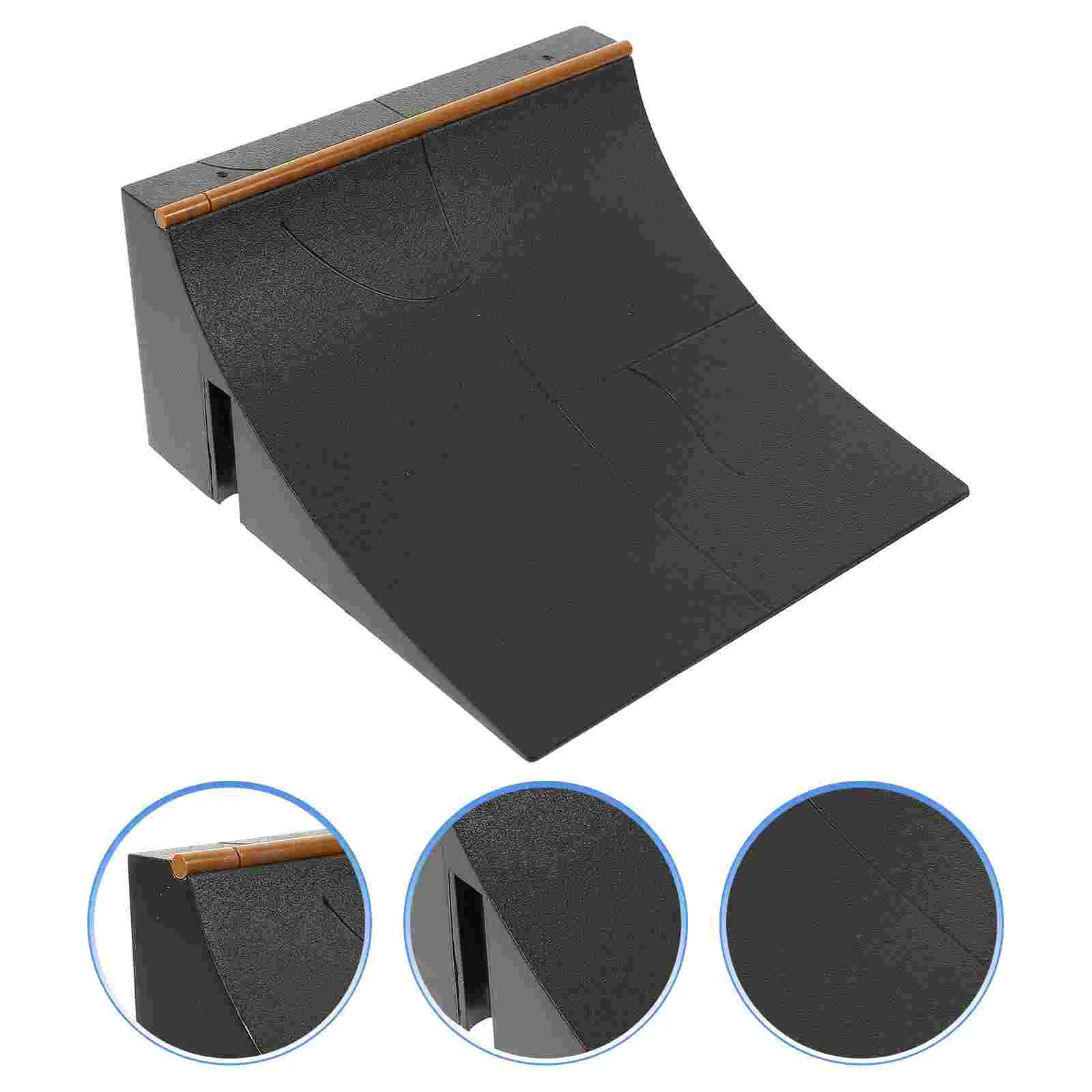 Accessoires d'obstacles de parc de Skateboard de doigt, conception ergonomique, jouet pour enfant, pièces de rampe en plastique, Coordination pour enfants, jeu amusant, apprentissage de la pression