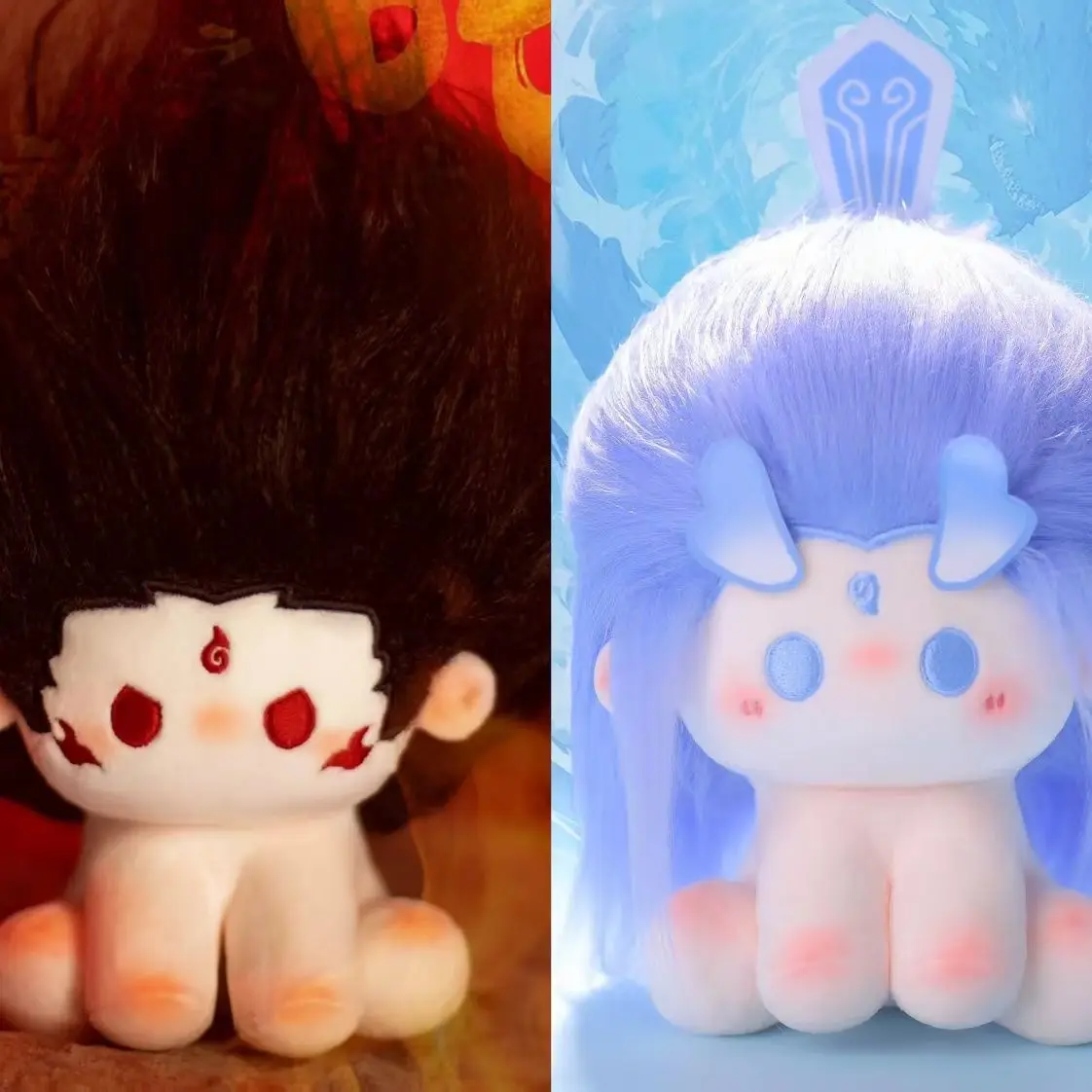 

Movie Ne Zha 2 Nezha Aobing Plush Doll Body Cosplay 15cm Dress Up Stuffed Plushie Toys Anime Sitting Posture Figures Xmas Gift