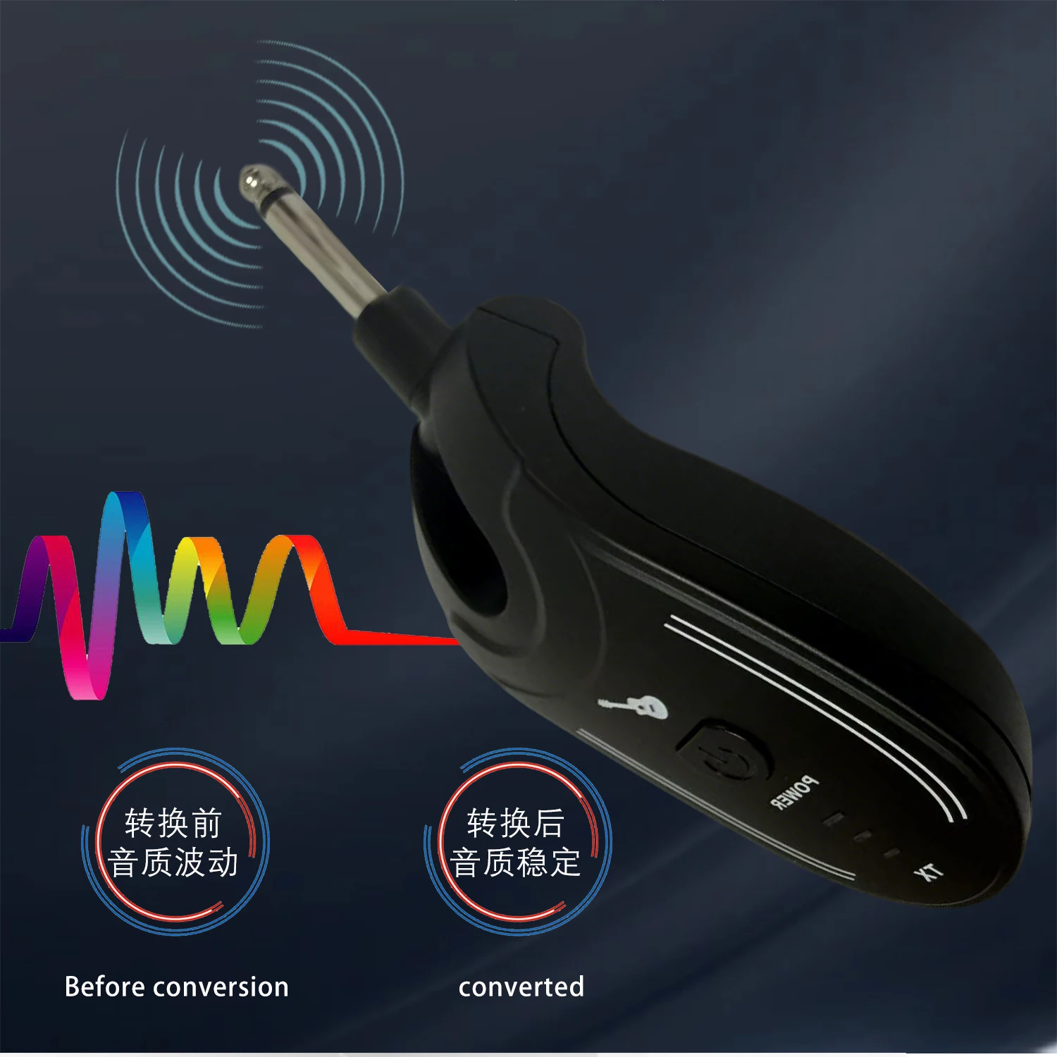 

GAW-A9 Electric guitar wireless transceiver guitar bass audio transmission wireless pickup A8 guitar wireless transceiver