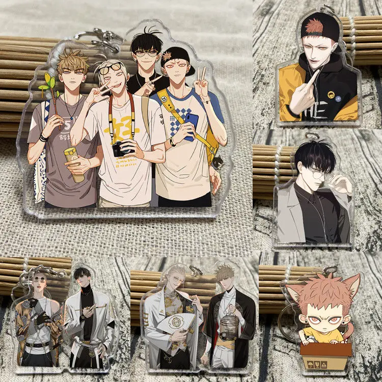 

5Pcs/lot Old Xian 19Days Around Key Chain Mo Guan Shan He Tian CP Pendant Tan Jiu SQ Cute Q Version Key Chain Pls Note Number