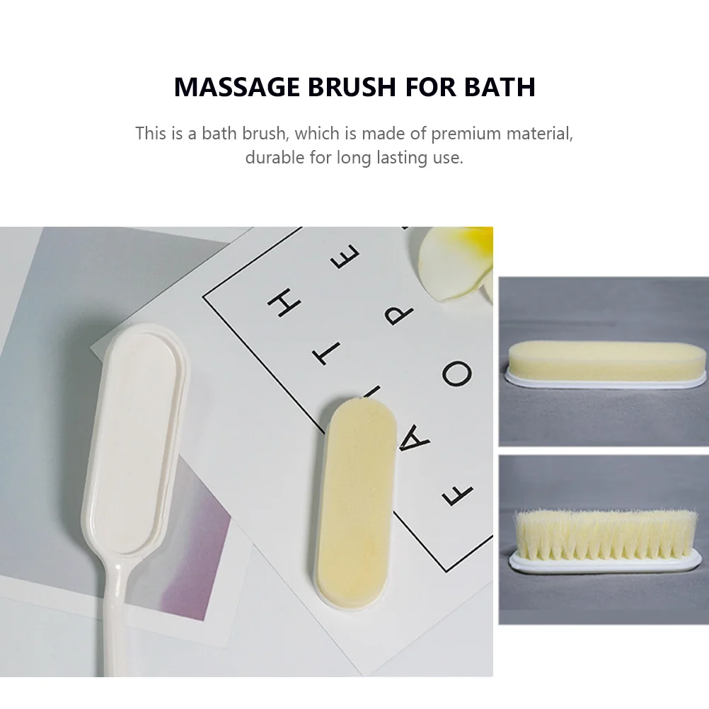 

1Pcs Body Brush with Long Handle Strong Back Scrubber for Bathing Massage Deep Cleansing Hard to Reach Areas Hygiene Tool
