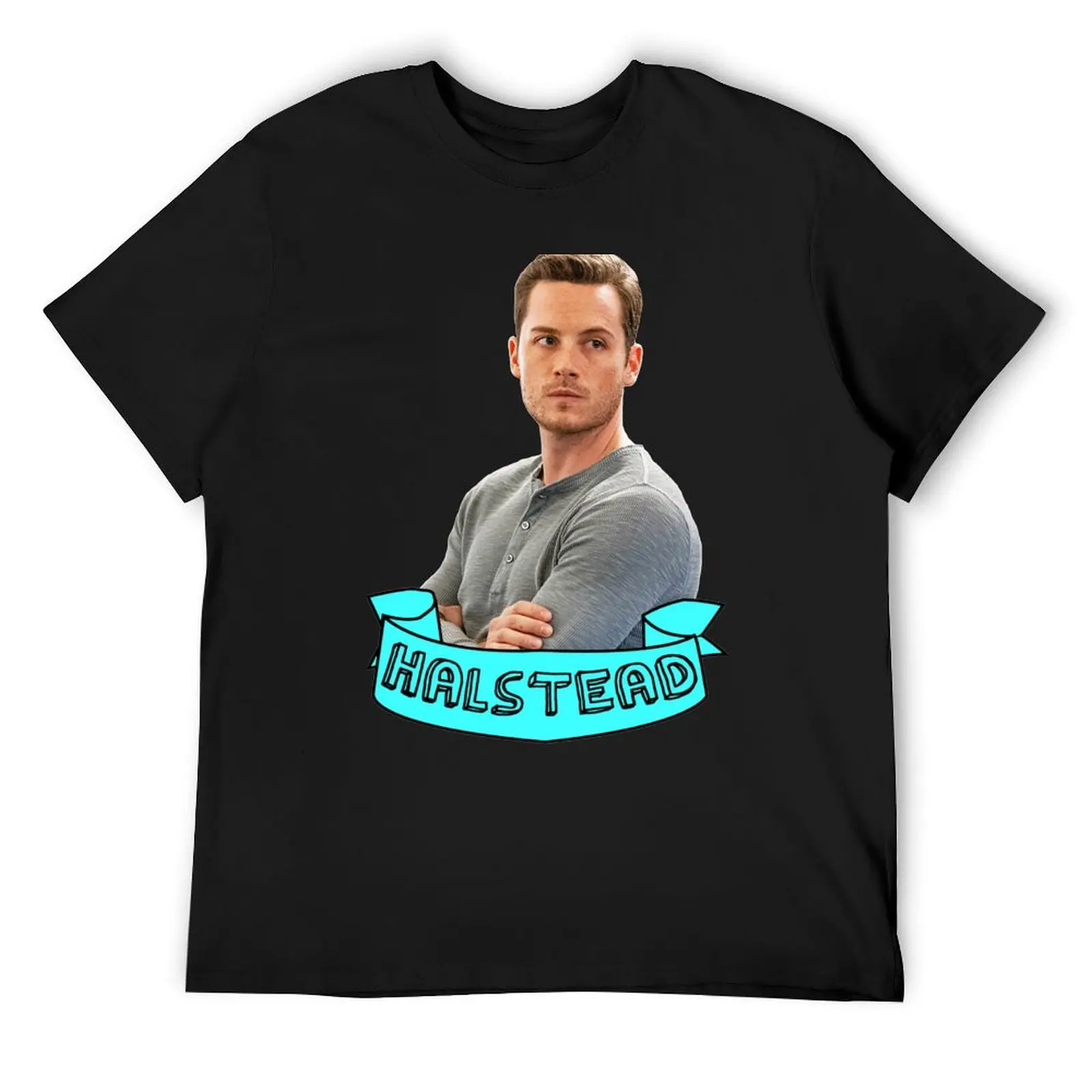 Jay Halstead T-Shirt vintage anime shirt plus size tops black t-shirts for men