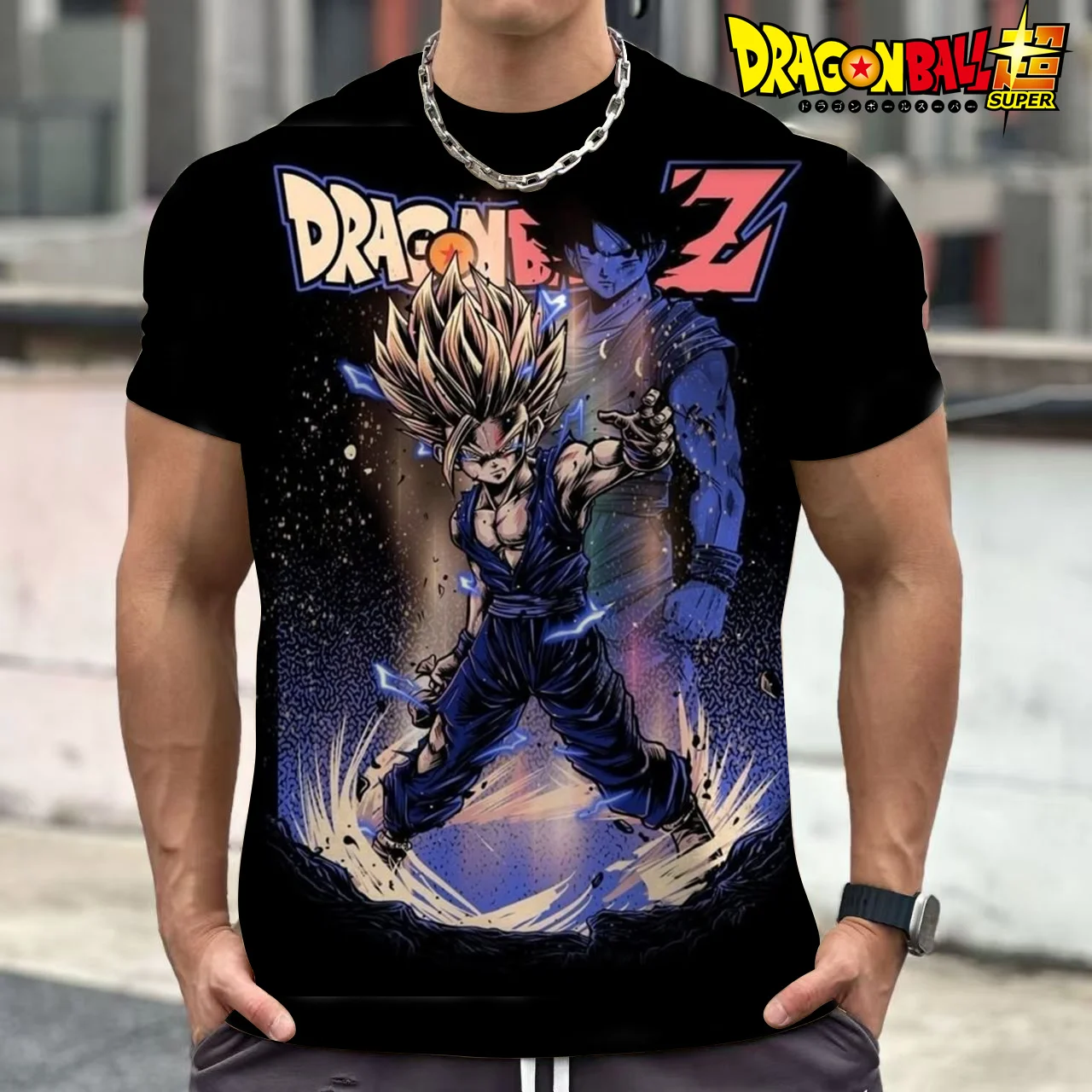 

Fashion Casual T-shirt Boy Girl Unisex Children's Clothing Tshirt Tops Anime Dragon Ball Son Goku 3D Print Kids T Shirt Summer