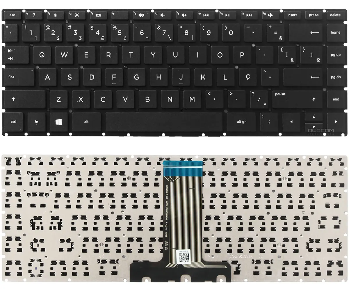 HP Pavilion 240 G6 14-bs004tu 14-bs005tu 14-bs005tu 14-bs010tu 14-bs010tx 14-bs011tu 14-bs005tx 14-bs006i Compatible Keyboard Notebook