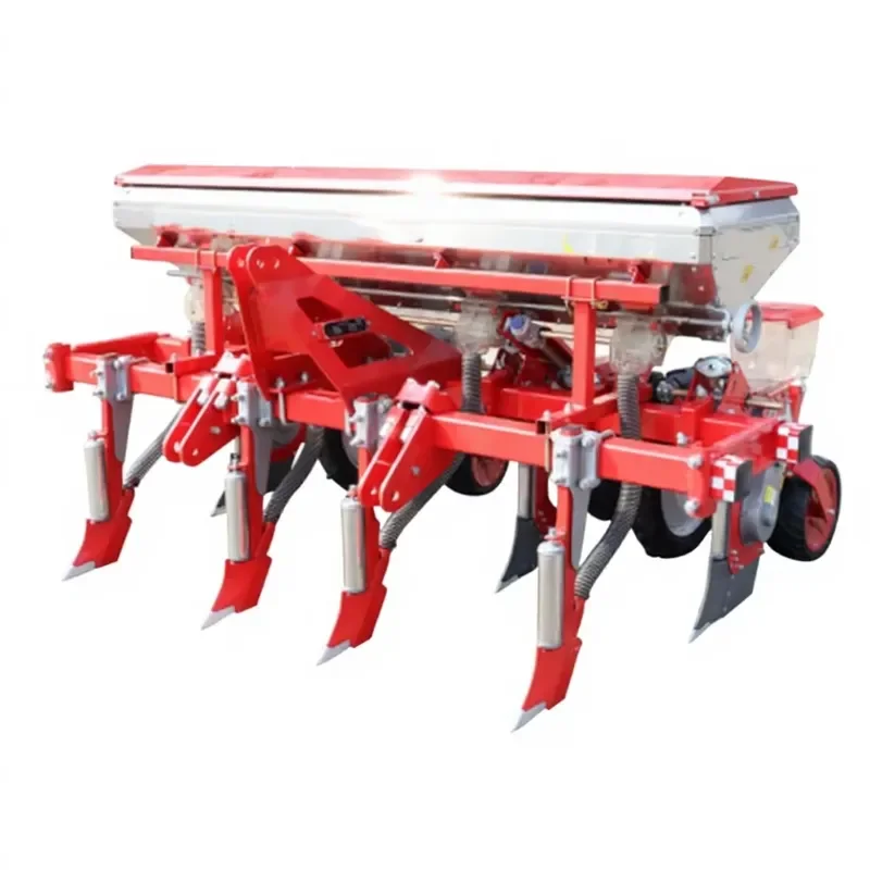 4 Row Suction Pneumatic Precision Single Grain Seeder for Tractor Agricultural Planter Suitable for Corn Soybeans Sunflowers