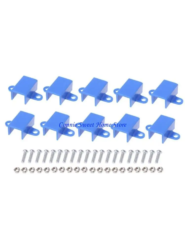 

LXAF 10Pcs Mounting Bracket N20 Micro Gear Motor Base Fixed for Seat Frame Holder 12m