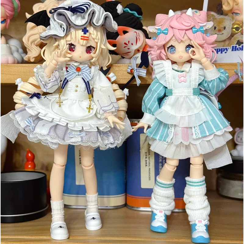 

Hot Sale Original Wanmeng Sugary Girls Series Blind Box Dessert Party Mjd Movable 8 Point Doll Ornament For Girl Festival Gifts